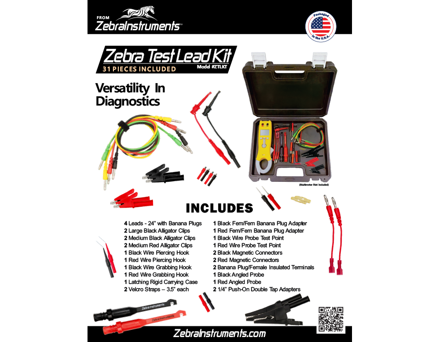 Flyer -  Zebra Test Lead Kit
